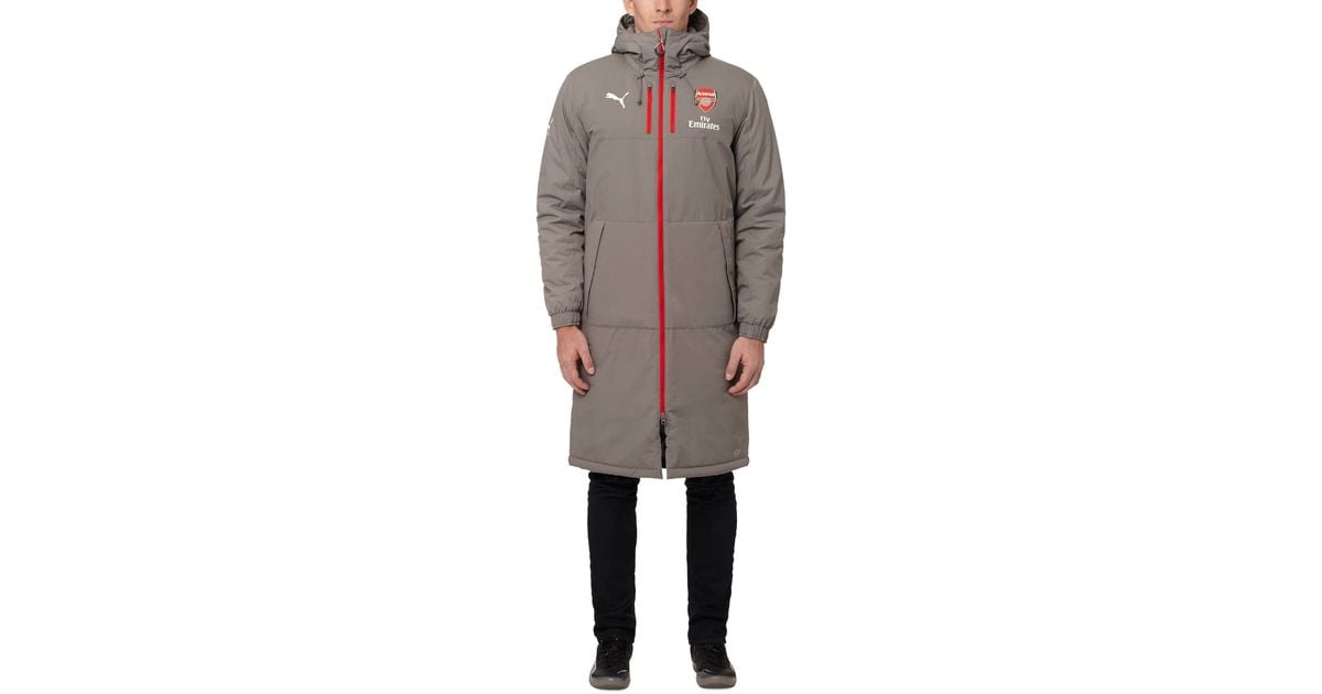 arsenal long bench coat